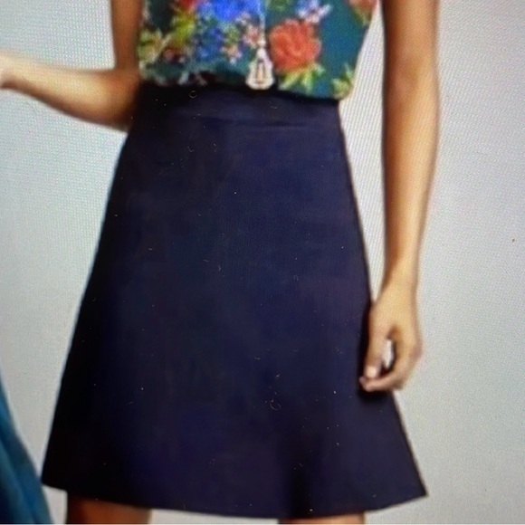 CAbi Navy Hampton Knit Sweater, Matching Skirt Available for Sale Also - Picture 10 of 11